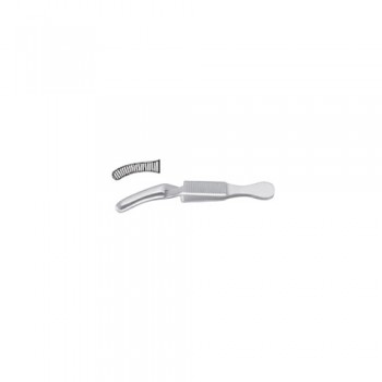 Dieffenbach Bulldog Clamp Curved Stainless Steel, 3.5 cm - 1 1/2" 